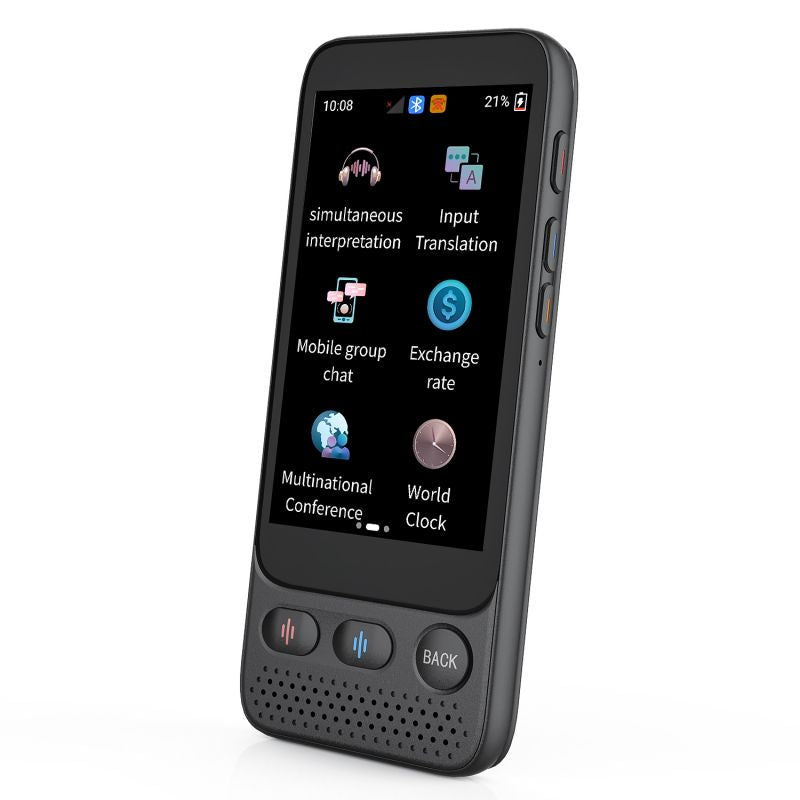 Smart 4G AI Translator | 139 Dil, Offline & Online, Fotoğraf Çevirisi, 8GB Hafıza