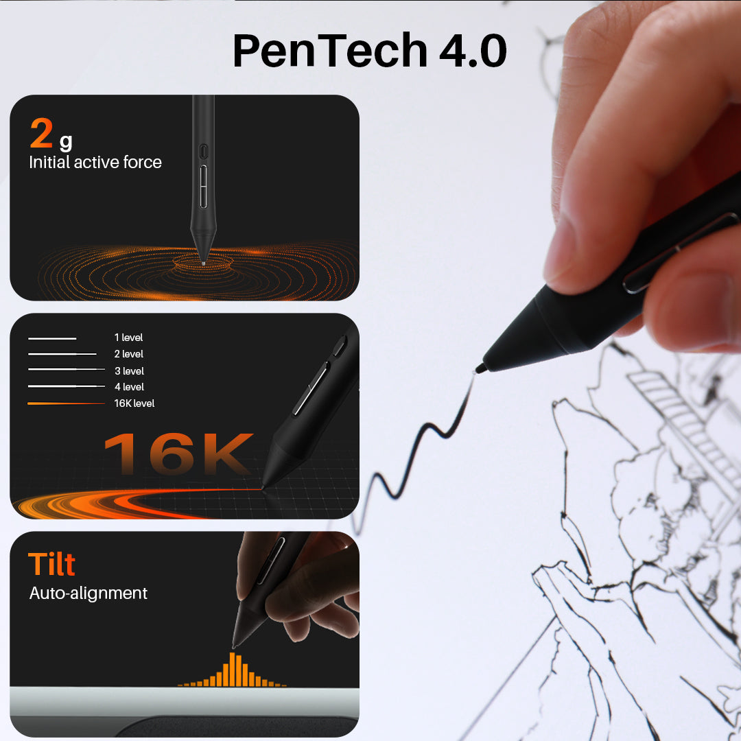 Huion Kamvas Pro 27 – 27'' 4K Ekranlı Profesyonel Grafik Çizim Tableti