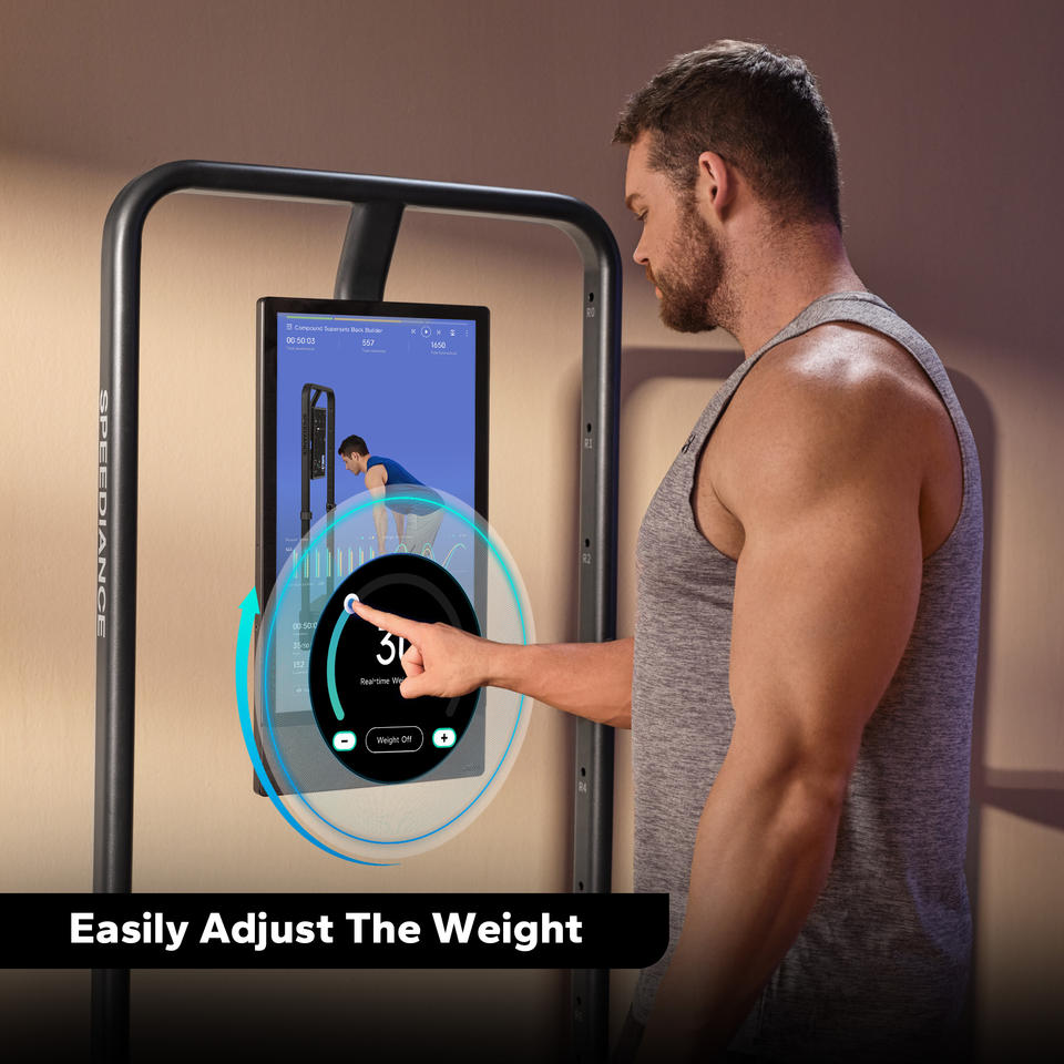 Speediance Gym Monster 2 Akıllı Fitness Aynası – 21" Dokunmatik Ekran, 3D ToF Sensör, Wi-Fi/Ethernet, 60W Hoparlör