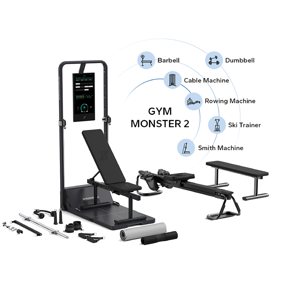 Speediance Gym Monster 2 Akıllı Fitness Aynası – 21" Dokunmatik Ekran, 3D ToF Sensör, Wi-Fi/Ethernet, 60W Hoparlör